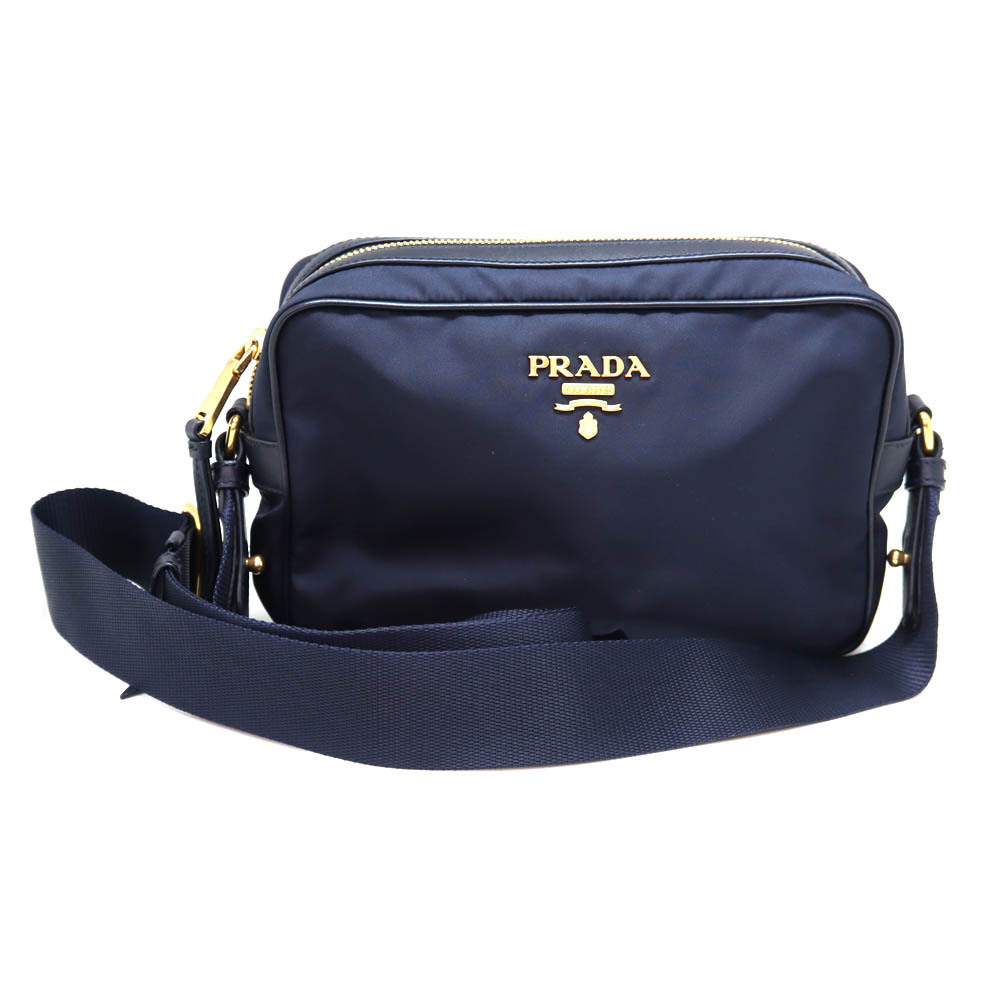 Prada Camera Crossbody Bag Blue Bleu